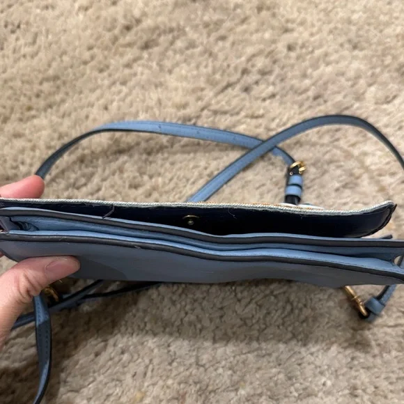 Coach denim Hayden Blue Floral Crossbody Bag with tea floral appliqué - Picture 6 of 7